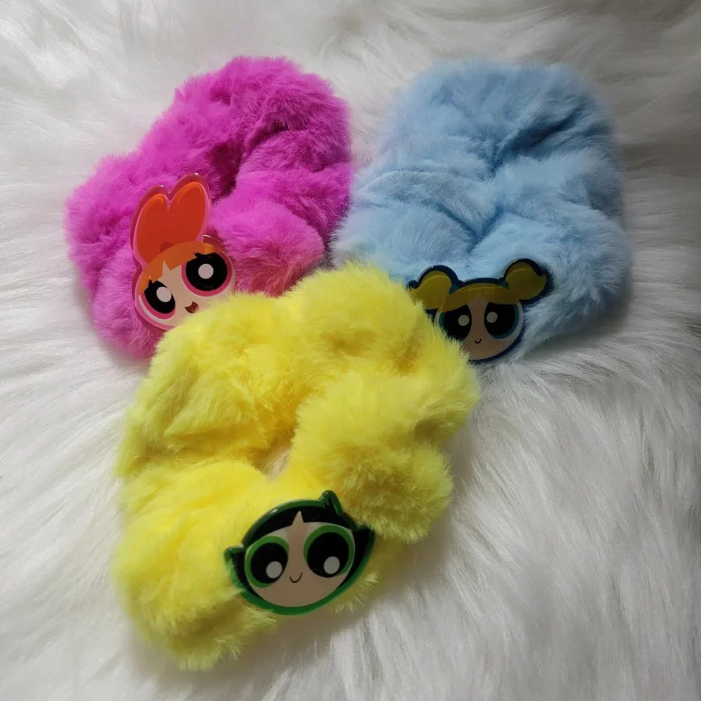 Powerpuff Girls Plush Scrunchie Set